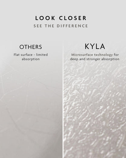Close-up of the KYLA forehead patch texture for oily T-zone skin