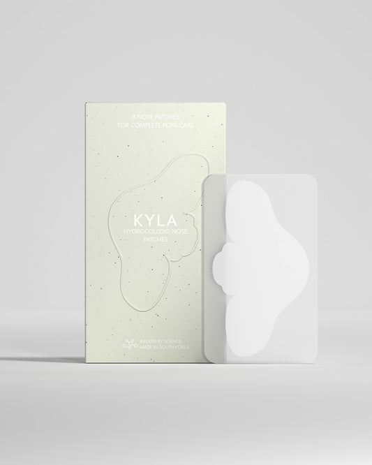 KYLA hydrocolloid nose patches box with a nose-shaped patch
