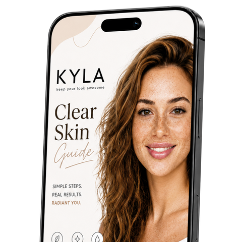 Free gift the digital KYLA clear skin guide included with every order